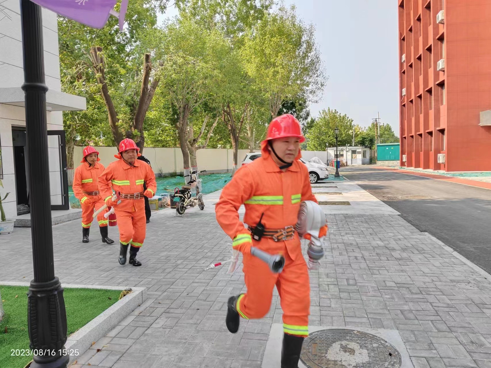 【工作動態】恒威安保開展消防演練，筑牢安全防線